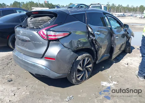 2016 Nissan Murano Platinum из США, поврежденный, VIN 5N1AZ2MG0GN158067